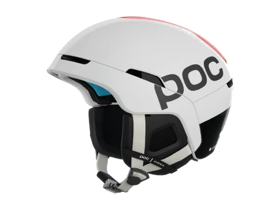 POC OBEX BC Spin Helm in leuchtendem Orange – Smart mit NFC Chip und RECCO-Reflektor für Sicherheit.