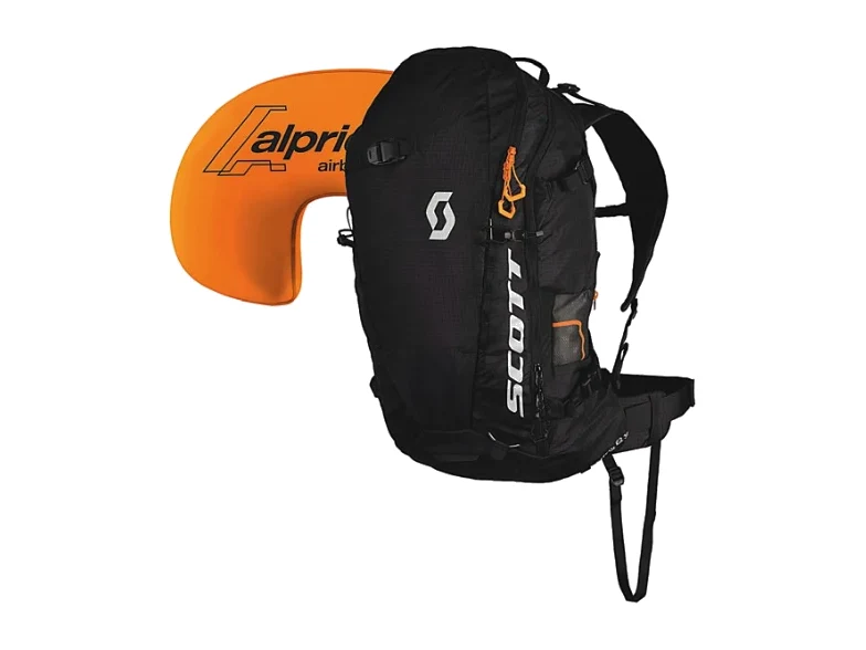 Scott Patrol E2 Lawinenrucksack in Grau mit Airbag-System – Produktbild