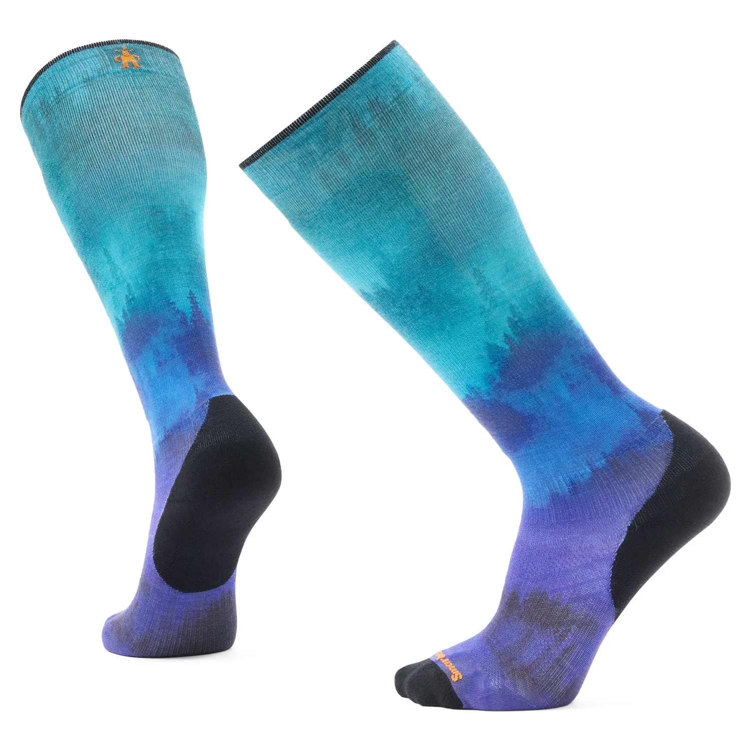 SMARTWOOL Ski Targeted Cushion Compression Print OTC Socks