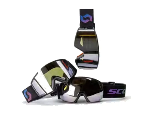 Scott AMP Pro Skibrille – Vielseitige Goggle mit grün-weiß getönter Scheibe für optimale Sicht bei wechselnden Bedingungen.