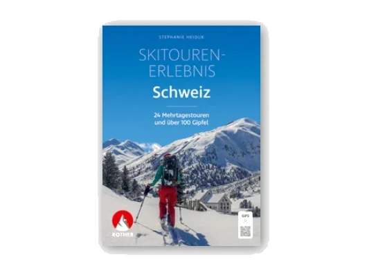Rother Bergverlag Skitouren-Erlebnis Schweiz – Produktbild Tourenführer mit Karten