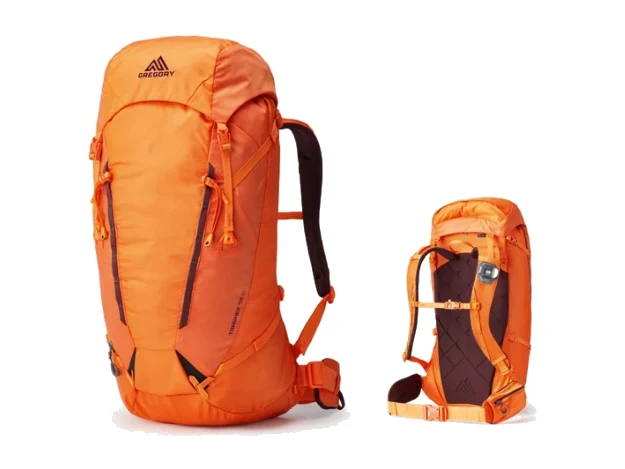 Gregory Targhee FT 24 Skitourenrucksack in Blau-Schwarz mit Skibefestigung – Produktbild