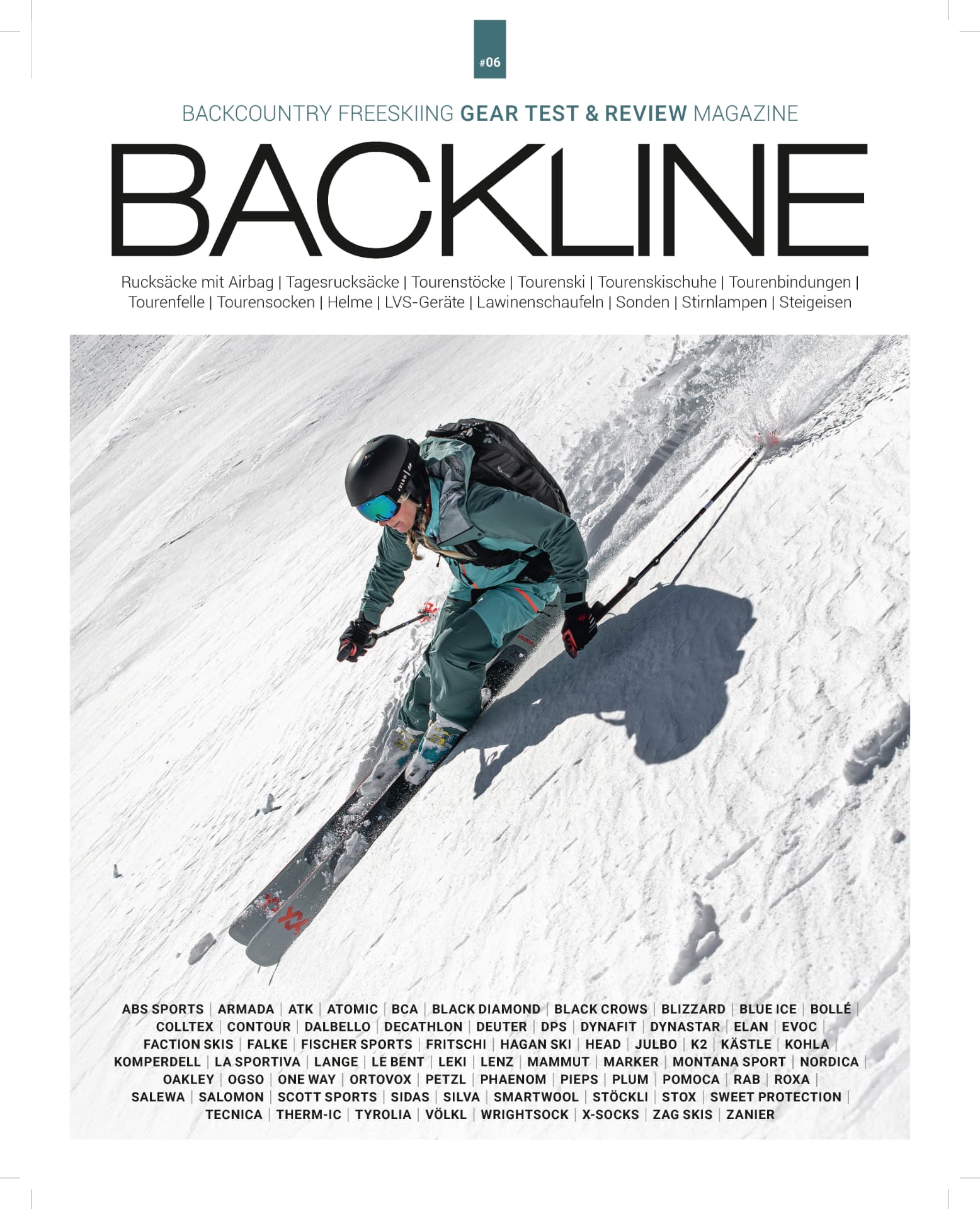 Cover BACKLINE Testmagazin 2024