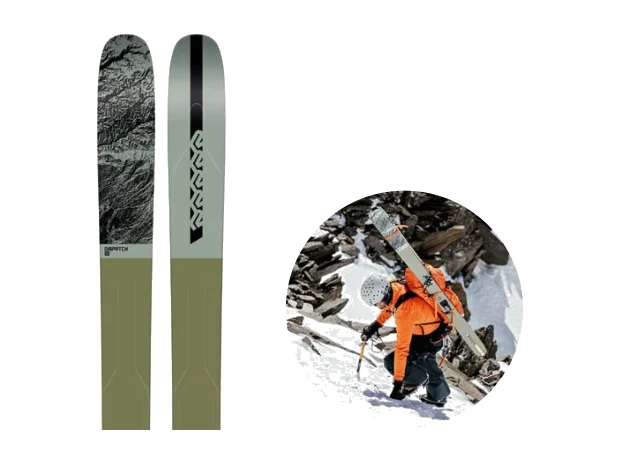 K2 Dispatch Tourenski mit Bindung im Schnee – Produktbild