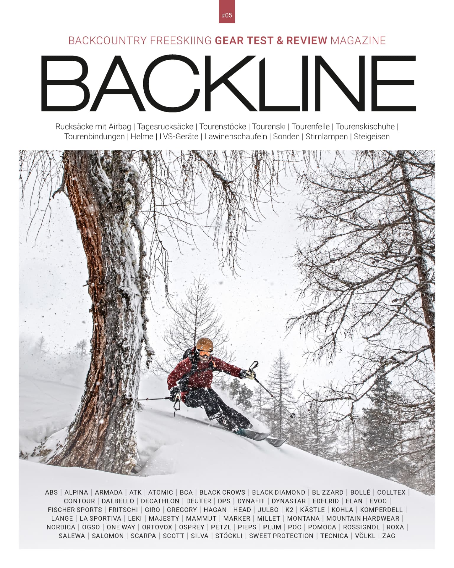 Cover BACKLINE Testmagazin 2023