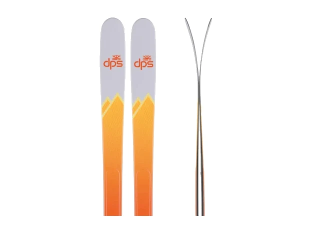 DPS Pagoda Tour 90 RP Tourenski mit orangefarbenem Design – Produktbild eines Allround-Skitourenskis