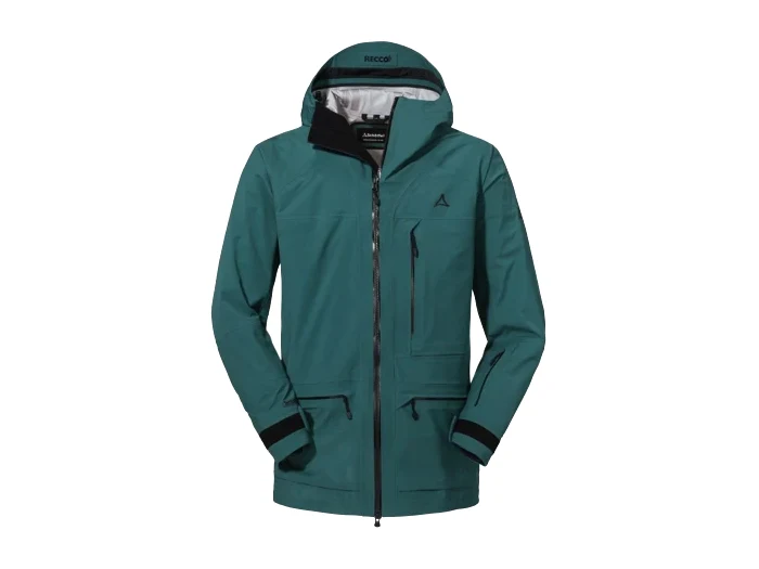 Schöffel 3L Jacket La Grave, dreilagige Skitourenjacke in Schwarz-Blau – Produktbild