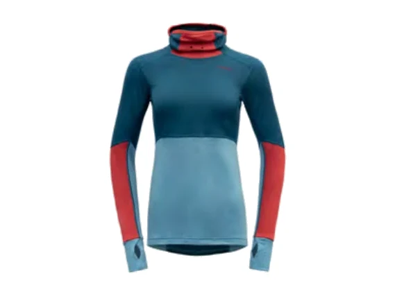 Devold Expedition Arctic Pro Baselayer Langarmshirt in Dunkelblau – Produktbild. Wolle, isolierend, feuchtigkeitsregulierend.
