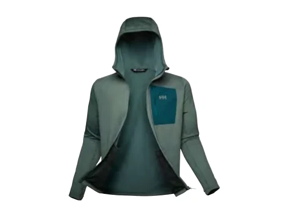 Helly Hansen Versalite Hooded Fleecejacke in Grau – Produktbild