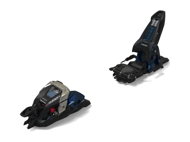 Marker Duke PT Hybrid Skitourenbindung in Schwarz, Freeride-Performance und Pin-Technologie – Produktbild