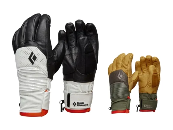Black Diamond Impulse Gloves in Schwarz und Braun – Produktbild