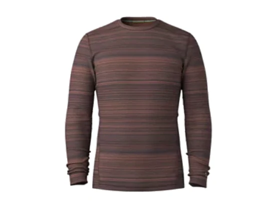 Smartwool Thermal Merino Base Layer Colorblock Crew in Blau-Orange – Produktbild