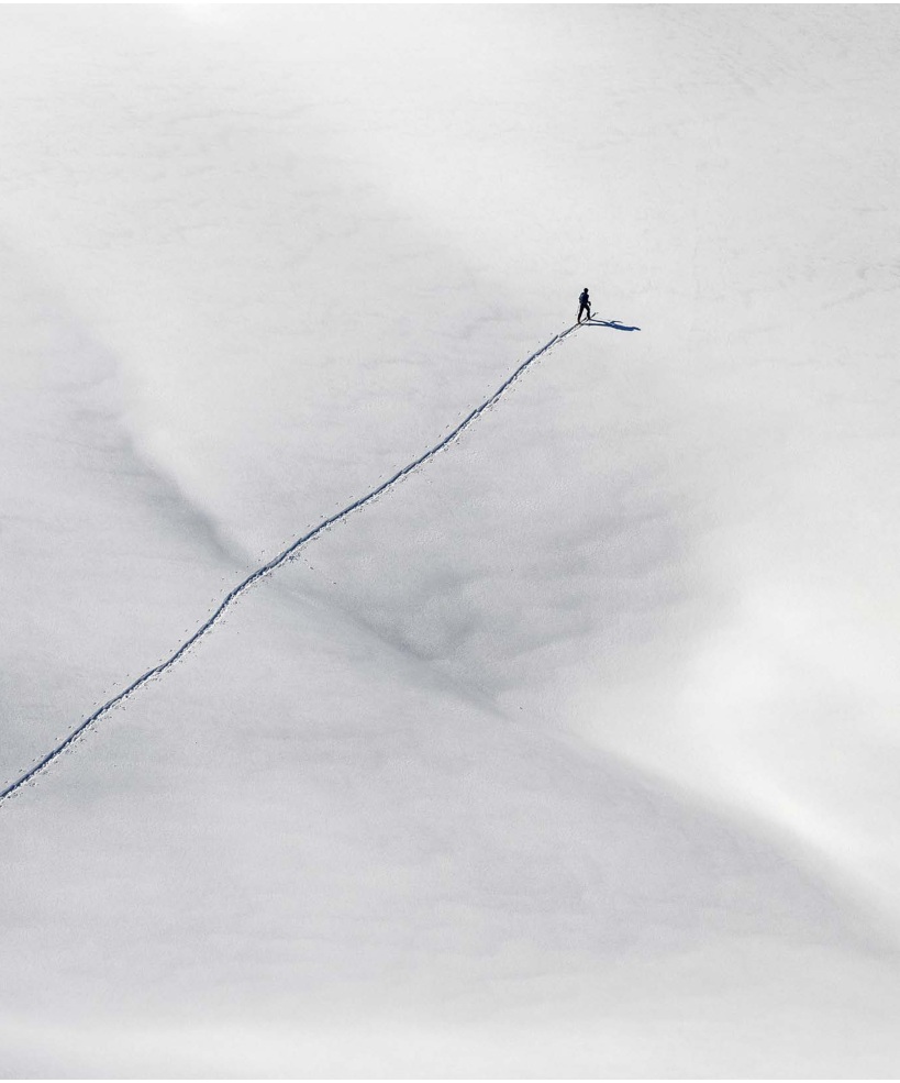 Rappeling to the Powder Stash