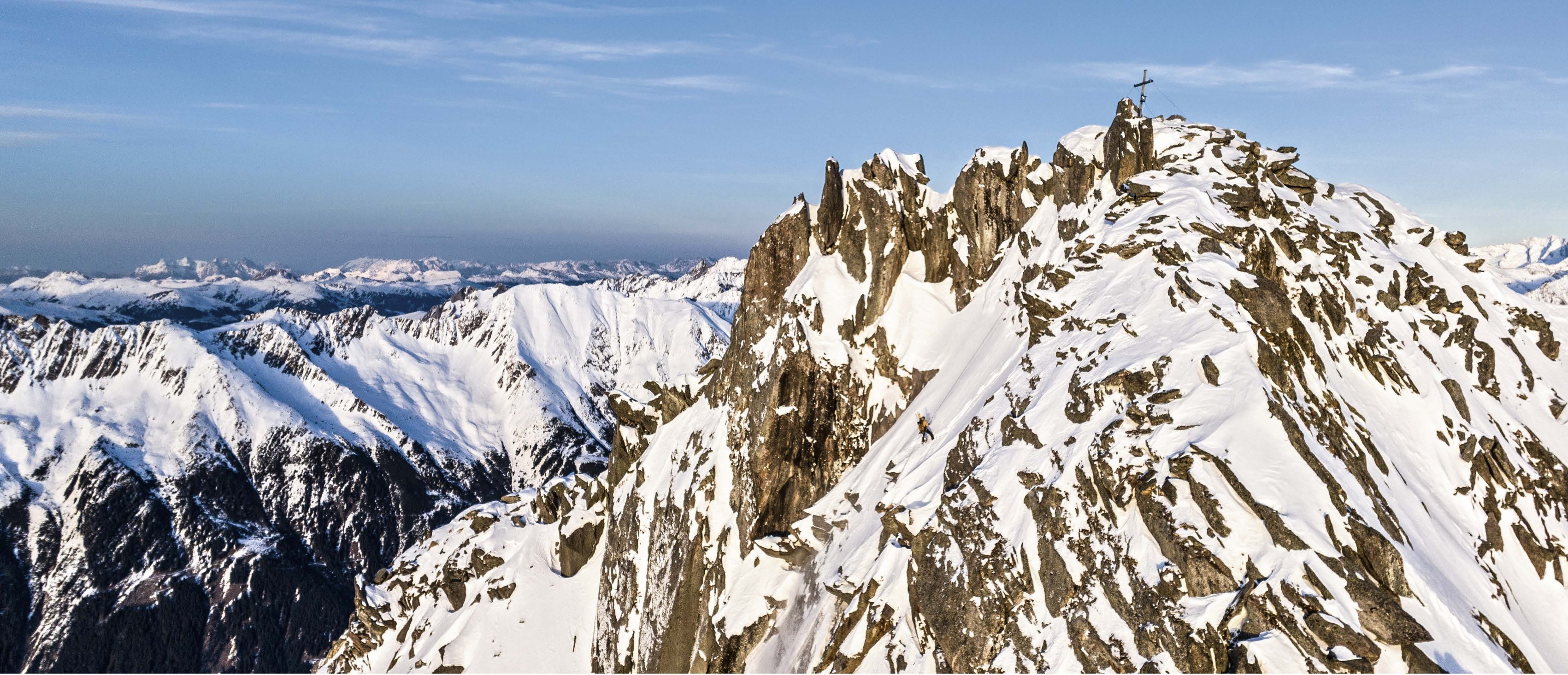 Rappeling to the Powder Stash