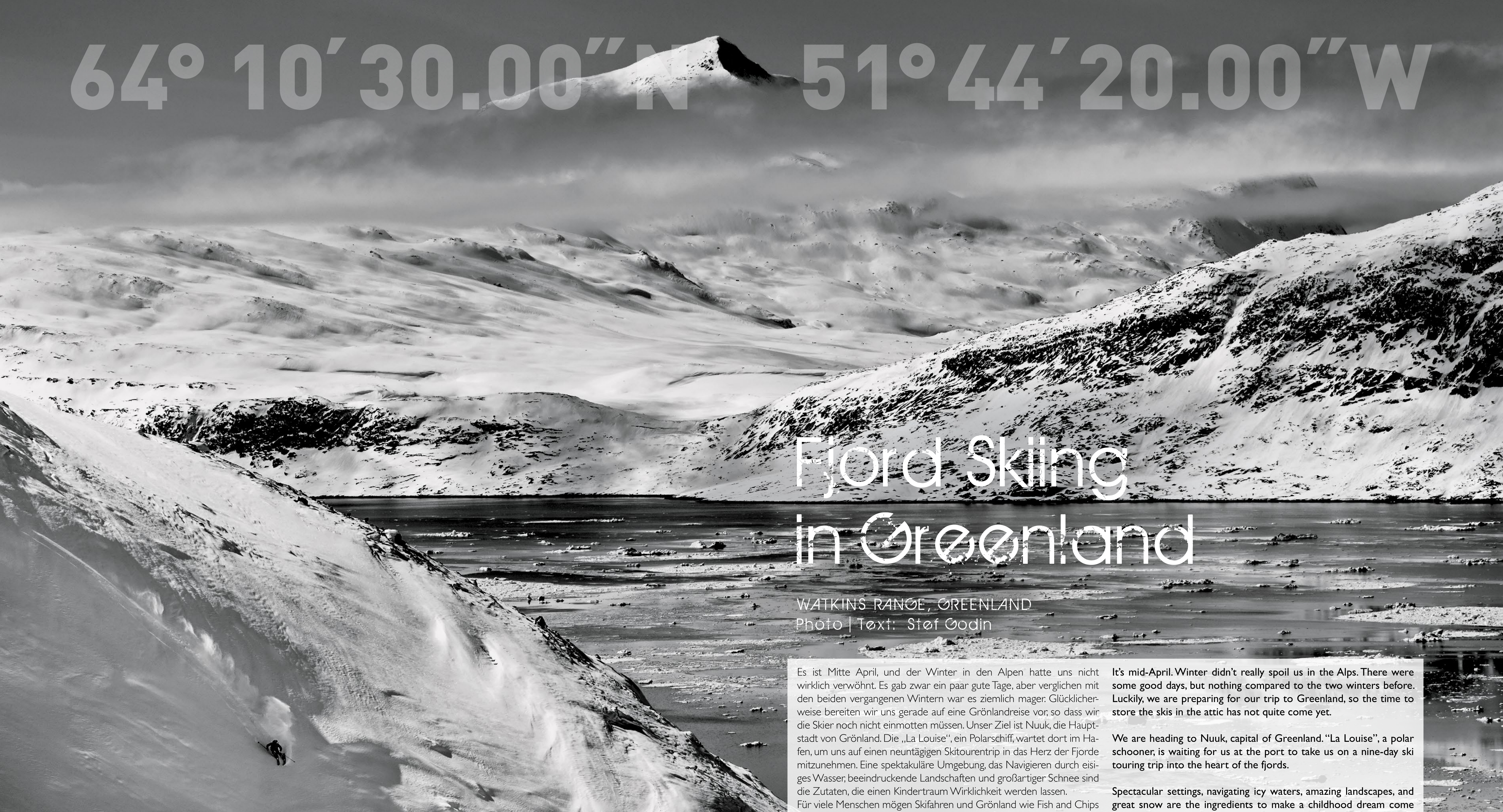 Fjord Skiing in Greenland