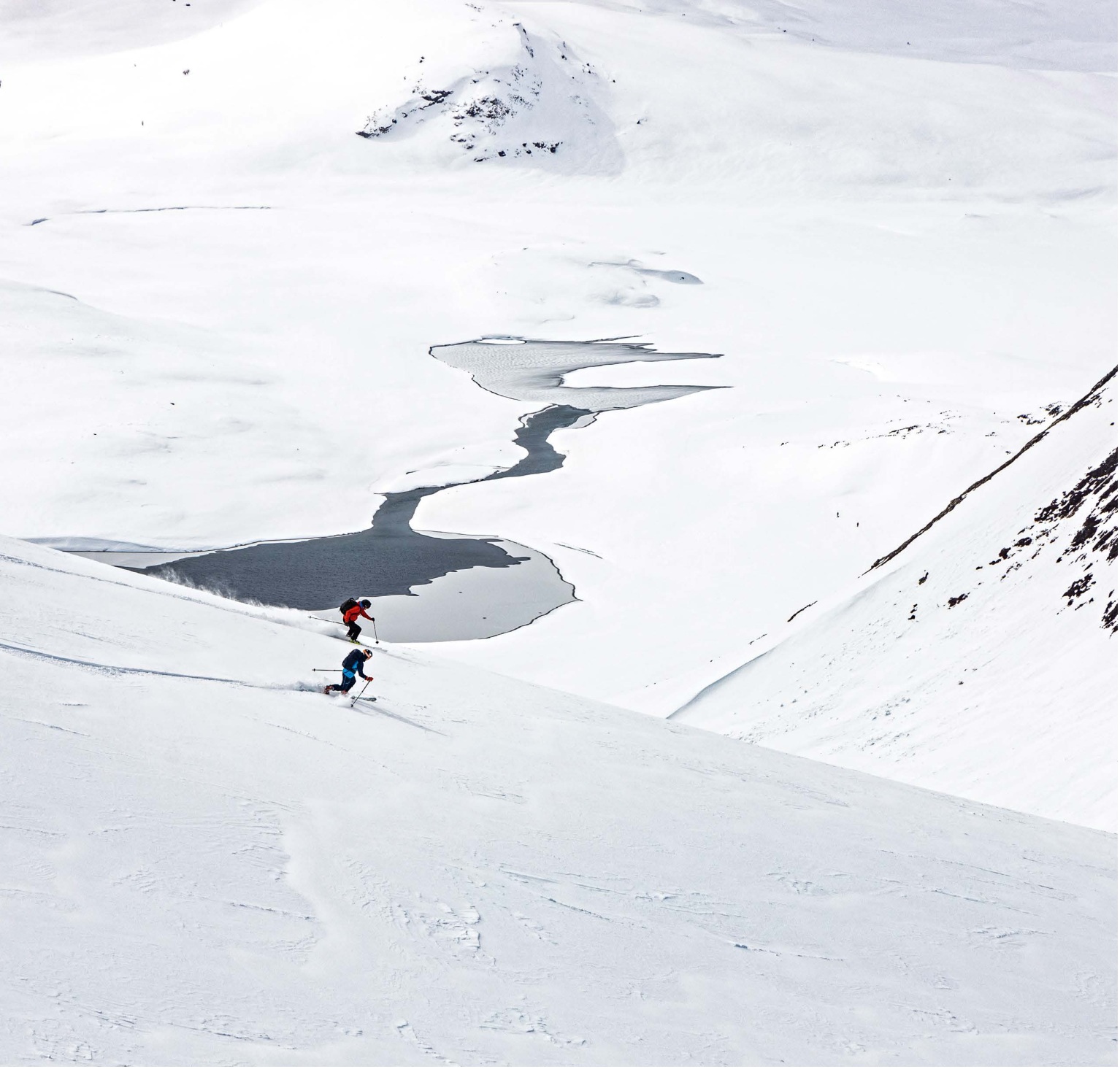 Ski Touring along Route 51