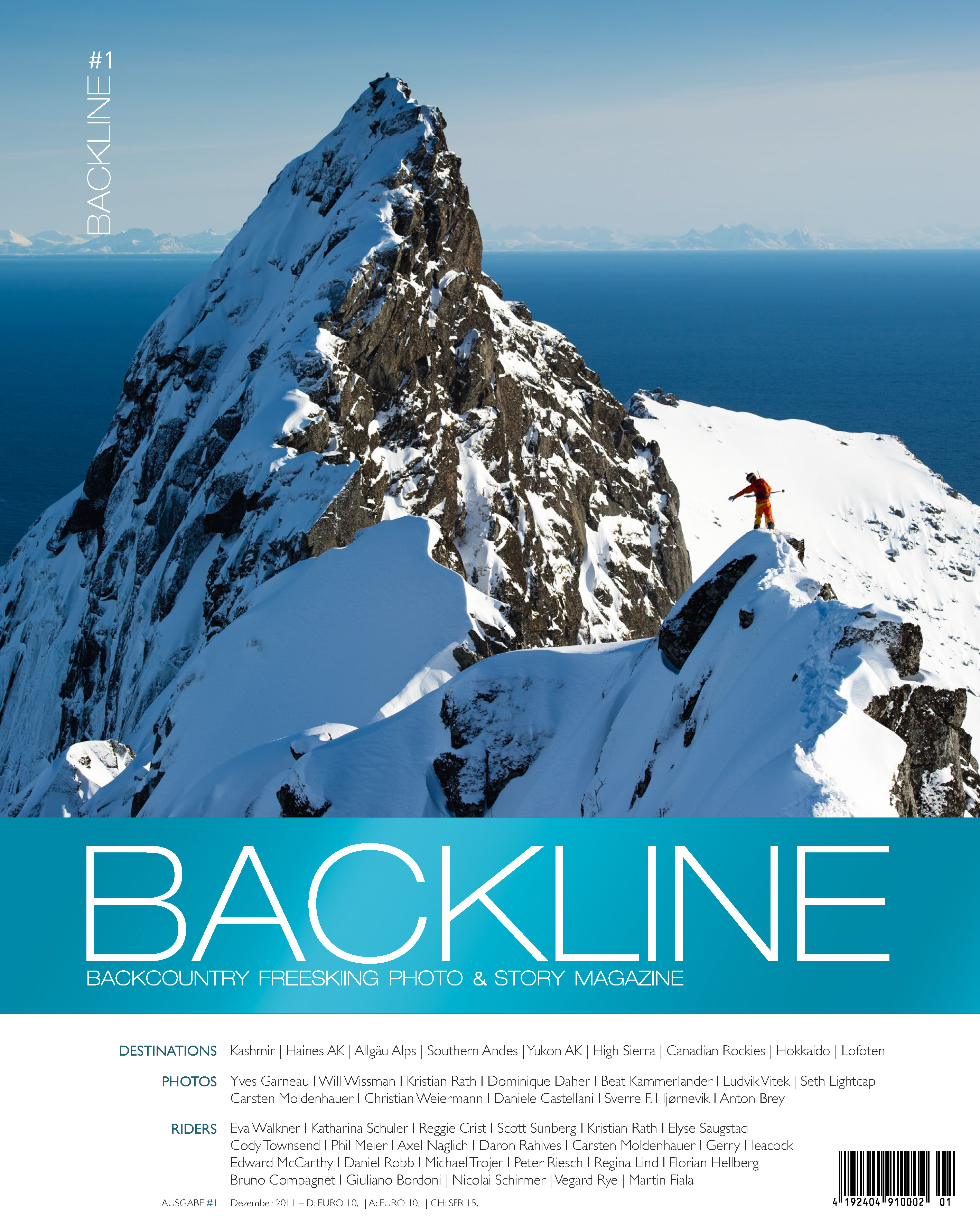 Cover BACKLINE Magazin 2011