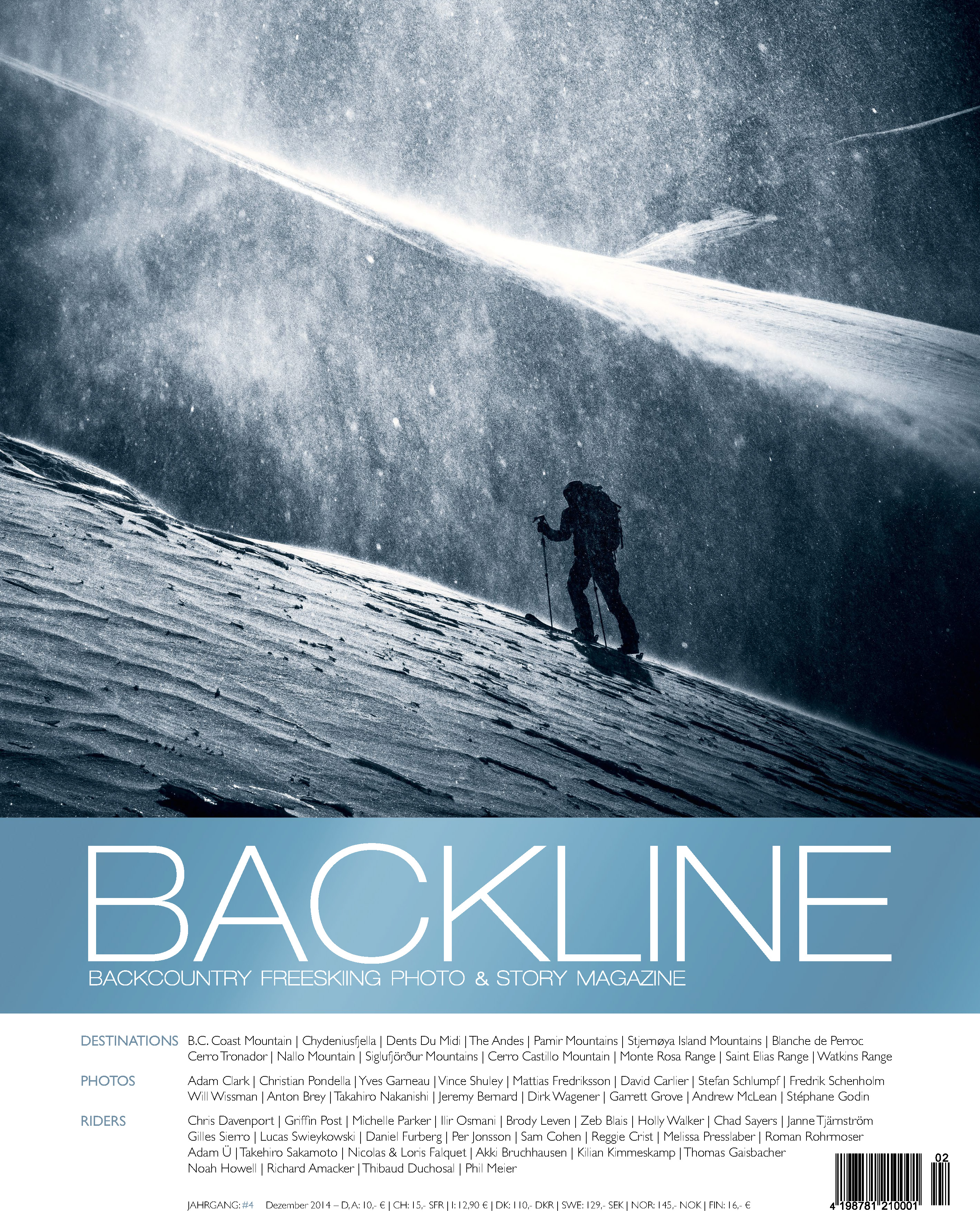 Cover BACKLINE Magazin 2014