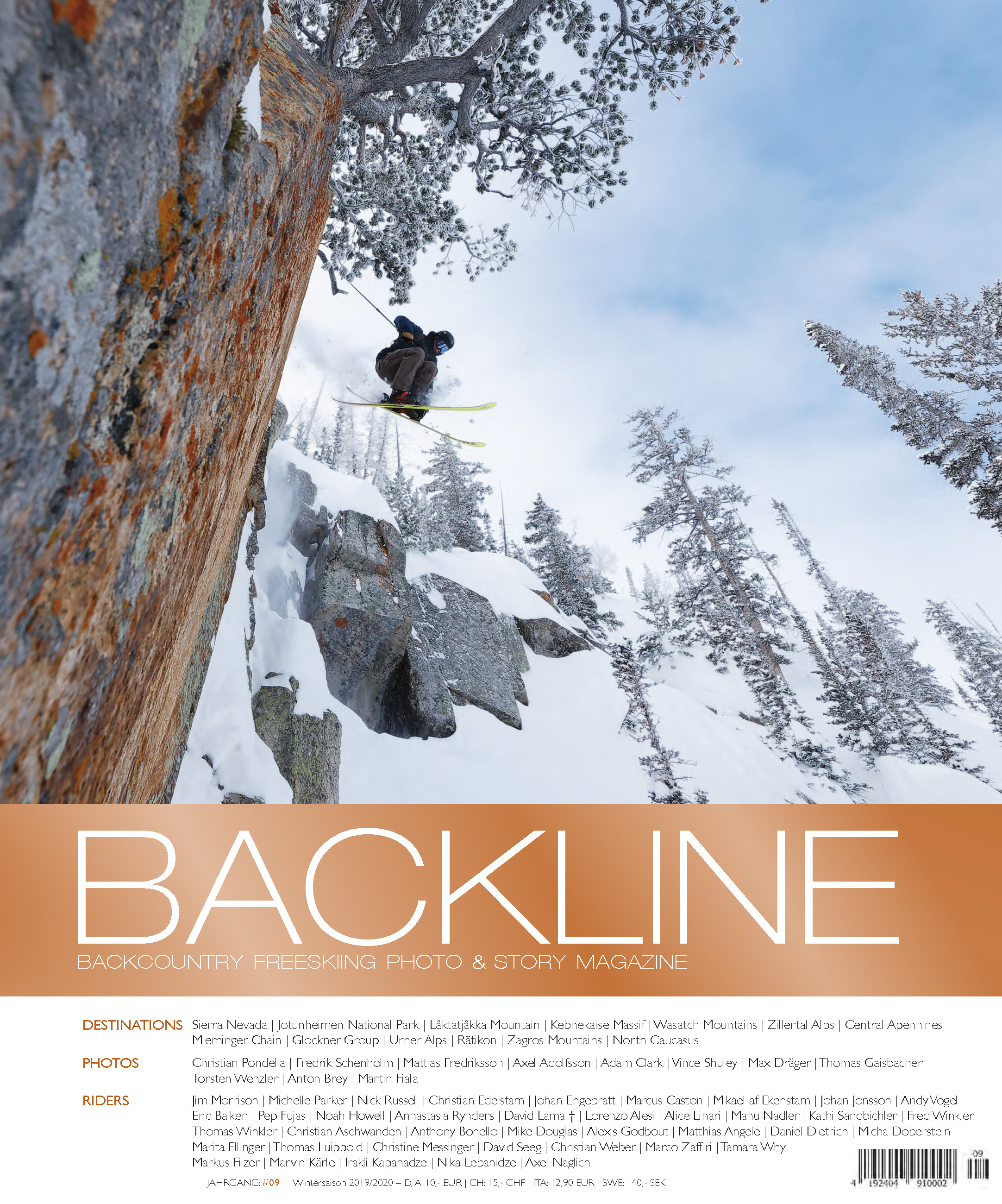 Cover BACKLINE Magazin 2019