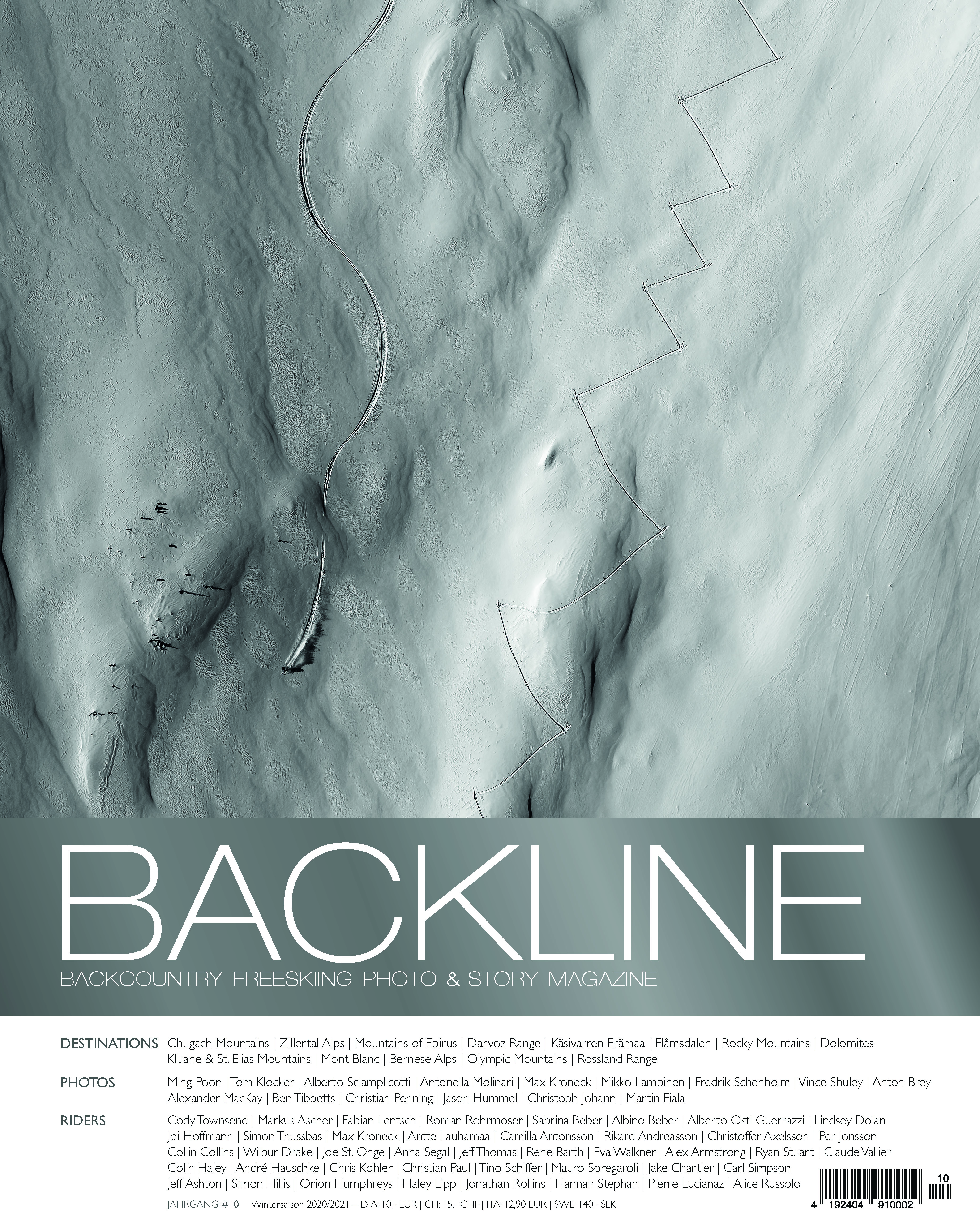 Cover BACKLINE Magazin 2020