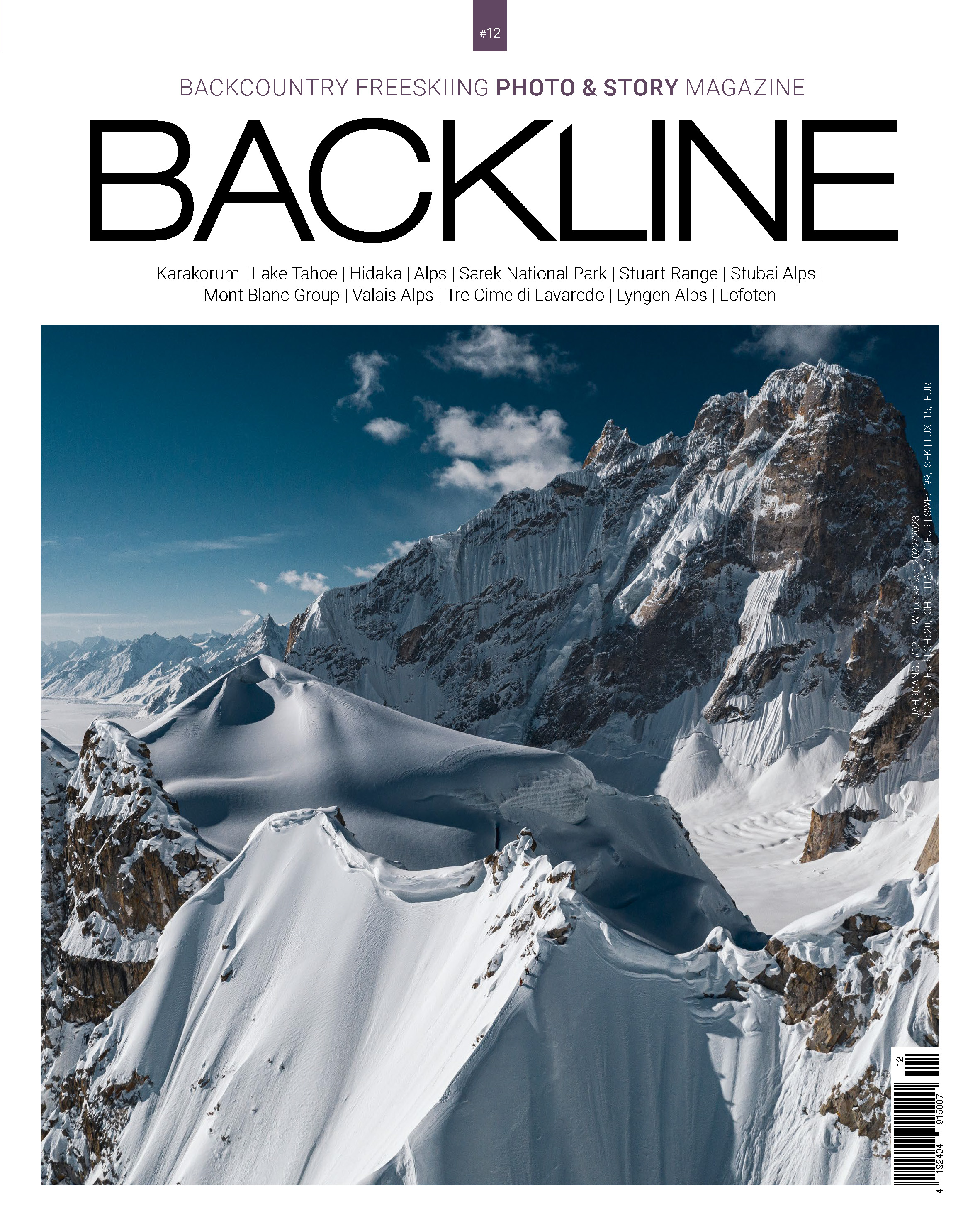 Cover BACKLINE Magazin 2022