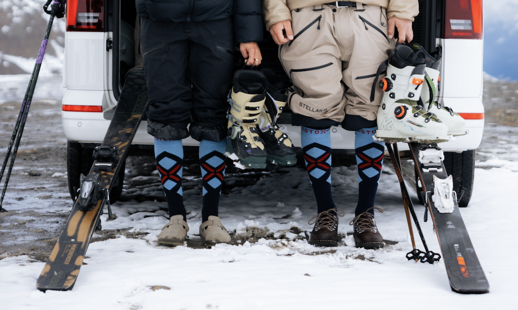 Only Good Pressure on the slopes with the new STOX Skiing Socks 2026