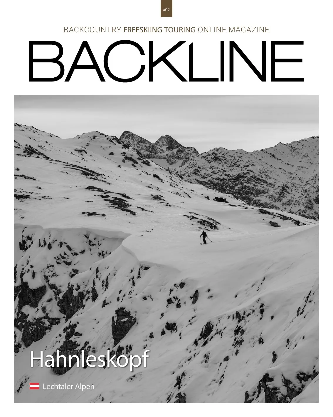 Cover des Tourenmagazins: Skitour Hahnleskopf