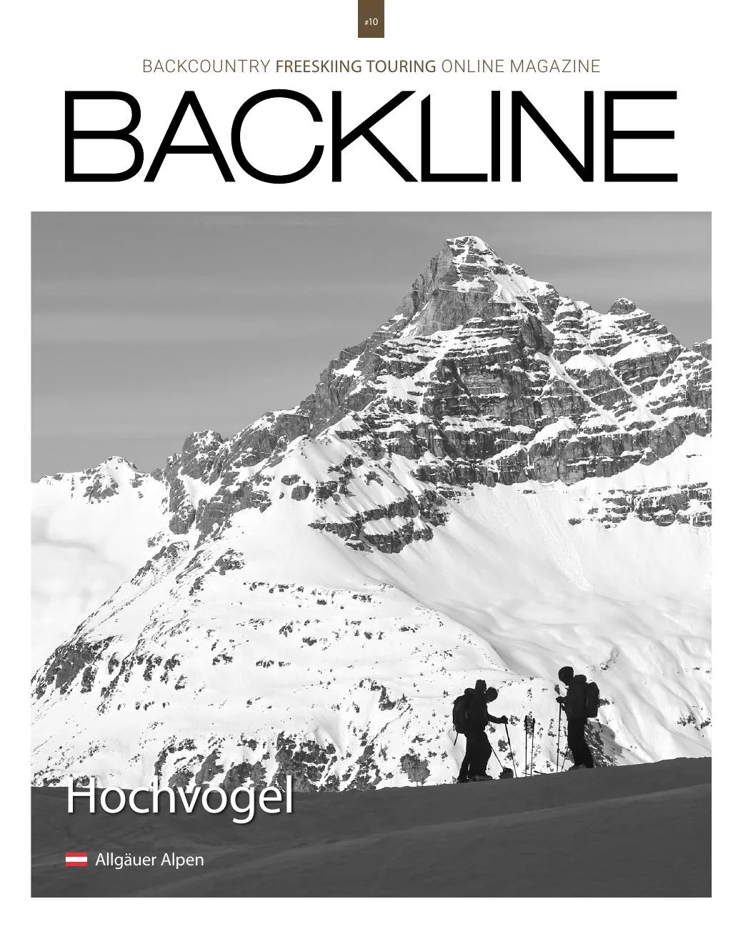 Cover des Tourenmagazins: Skitour Hochvogel