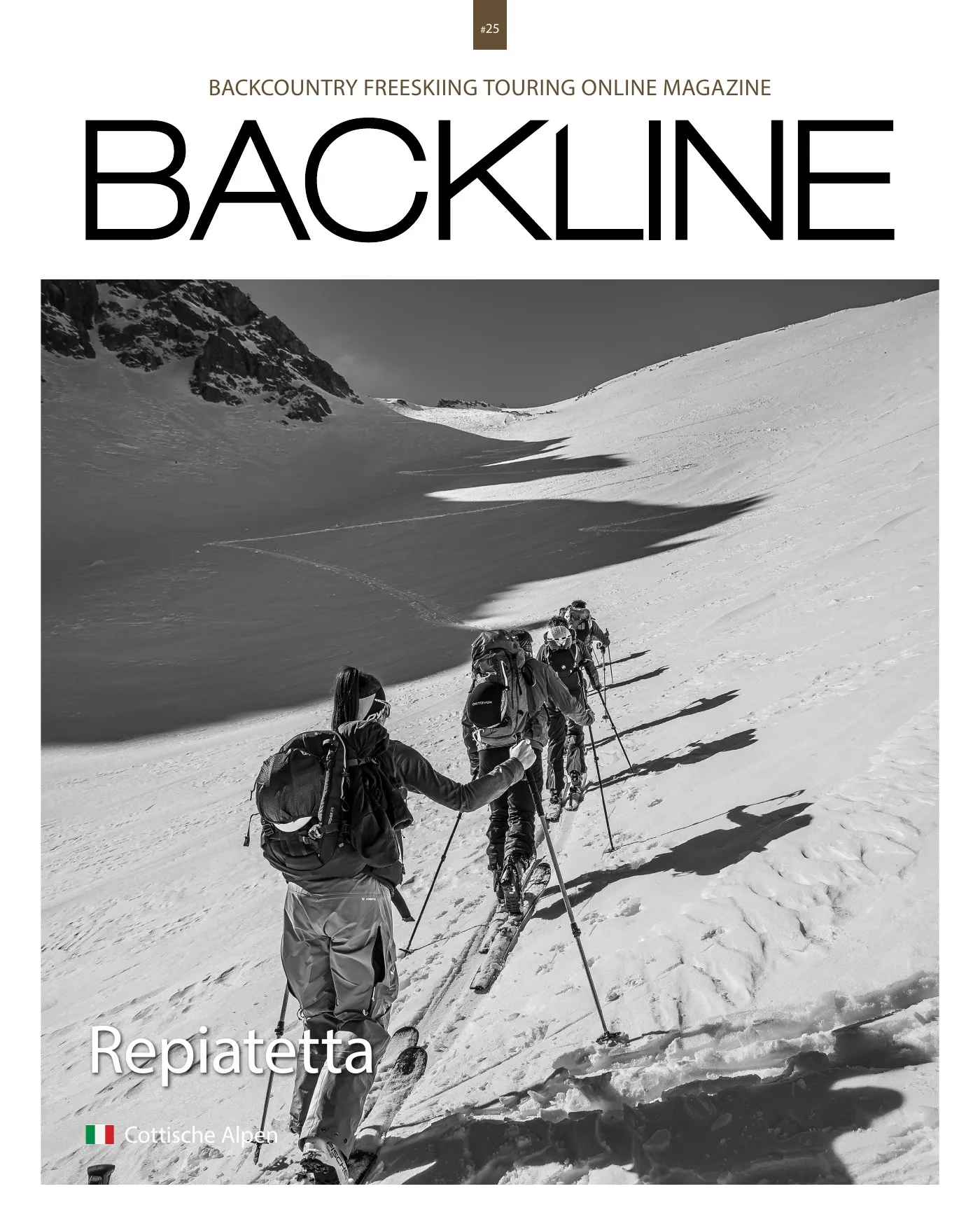 Cover des Tourenmagazins: Skitour Repiatetta