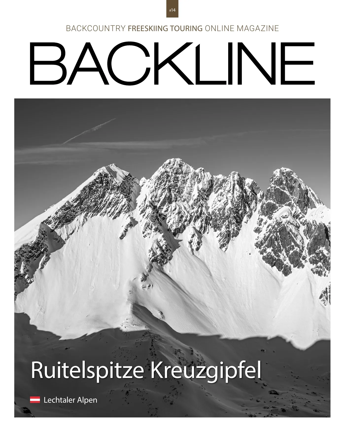 Cover des Tourenmagazins: Skitour Ruitelspitze Kreuzgipfel