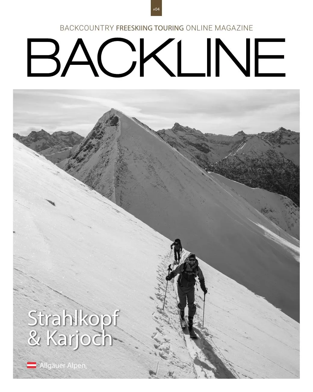Cover des Tourenmagazins: Skitour Strahlkopf & Karjoch