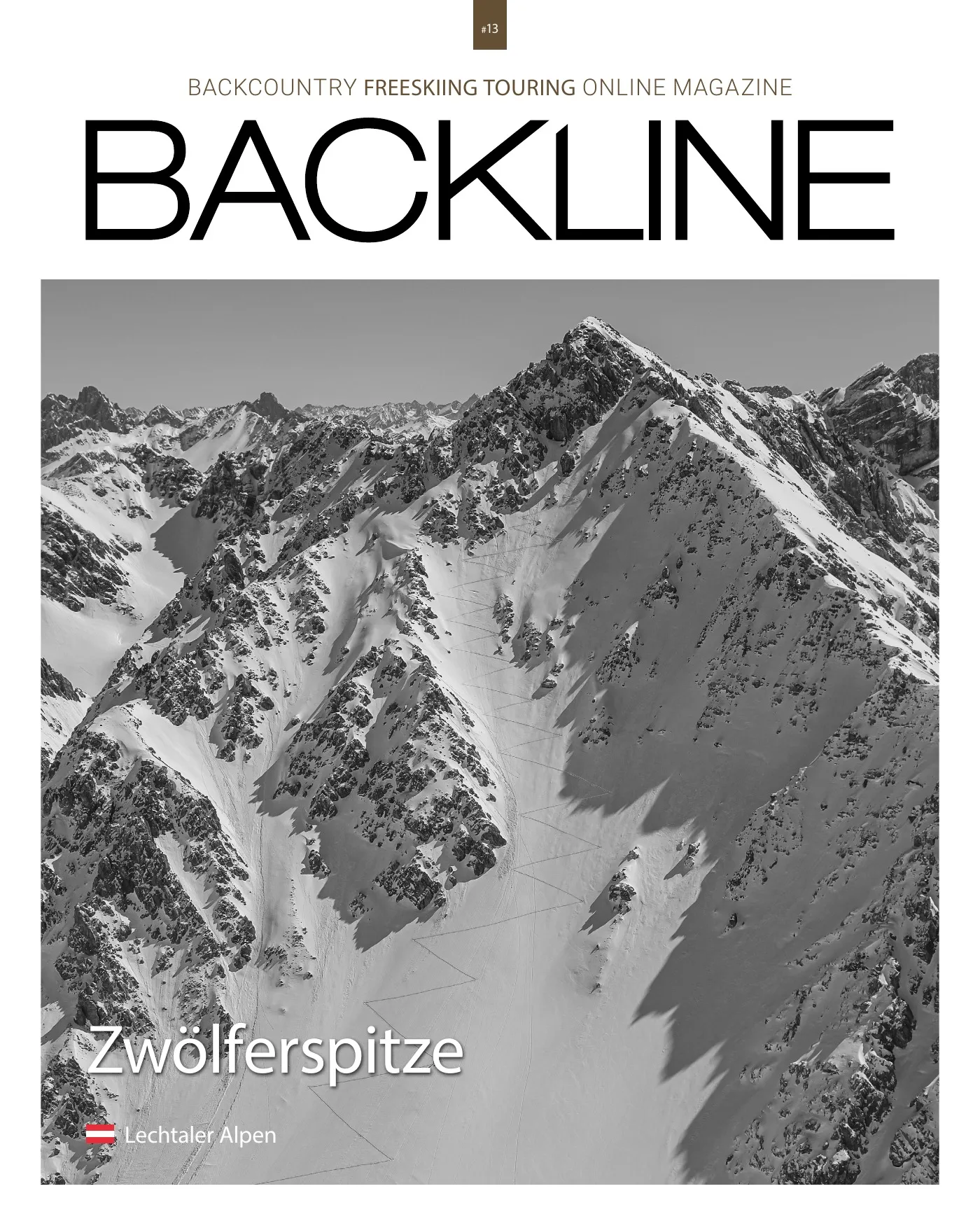 Cover des Tourenmagazins: Skitour Zwölferspitze